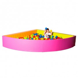 Piscina bolas con pared esquina