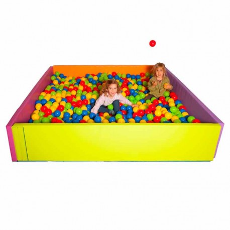 Piscina bolas espuma con velcros