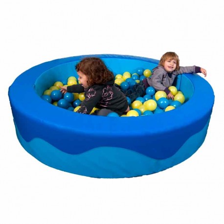 Piscina redonda bolas espuma h 15 cm