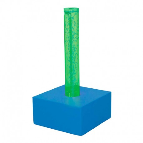 Tubo de burbujas con bloque espuma