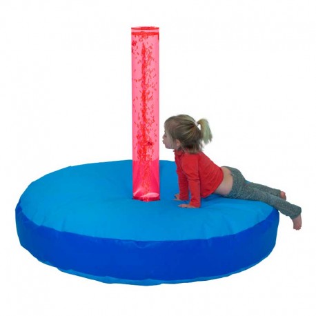 Tubo de burbujas con colchoneta quitamiedos