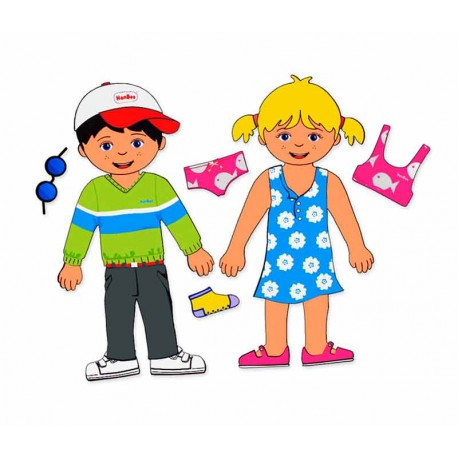 Tanya y bruno vestimentas verano-invierno