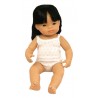 Muñeca niña asiática vestida