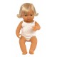 Muñeca niña europea vestida
