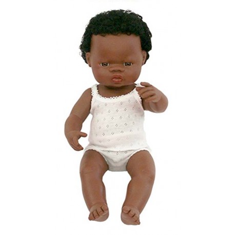 Muñeco niño africano vestido