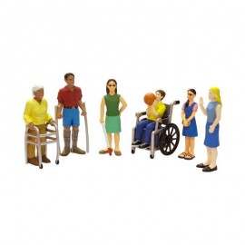 Conjunto discapacitados 6 figuras