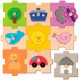 Puzzle madera 18 piezas intercambiable