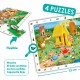 Puzzles cartón 15 piezas observación