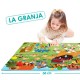 Puzzles cooperativos espuma 15 piezas granja