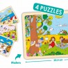 Puzzles madera 15 piezas 4 estaciones