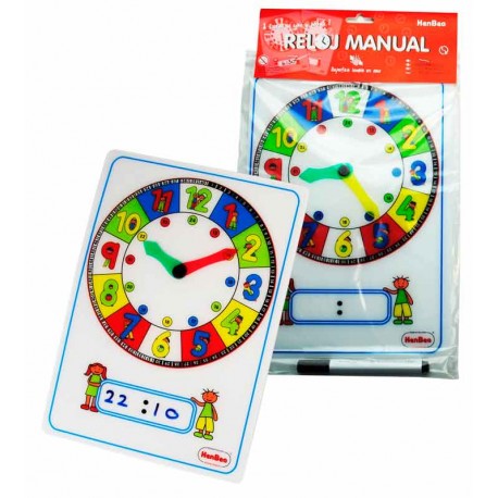 Reloj manual números