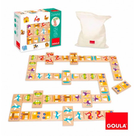 Dominó madera vehículos