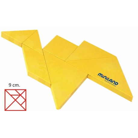 Tangram plástico 84 formas geométricas