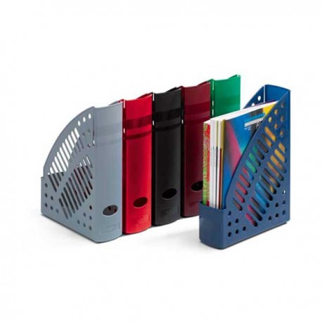 10 revisteros unicolor plástico opaco