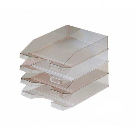 Bandejas plástico resistente transparentes