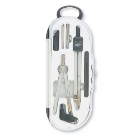 Compases escolares en estuche