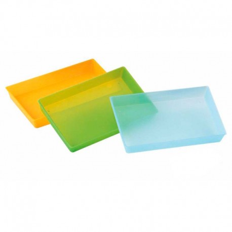 Bandejas cónicas apilables