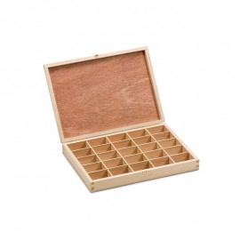 Caja geológica madera