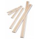 Reglas madera bisel blanco