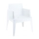 Sillón apilable plástico blanco