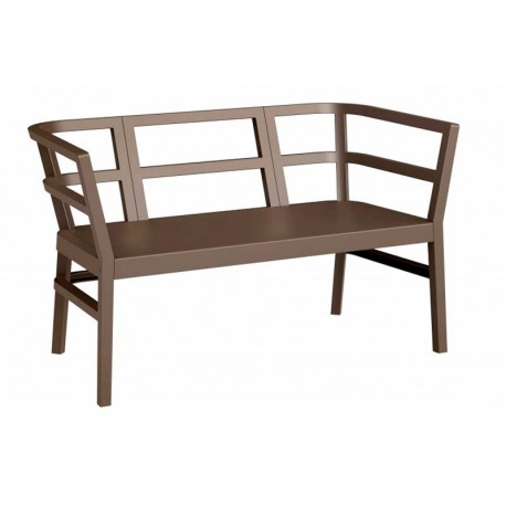 Sillón sofá fibra vidrio chocolate con PP