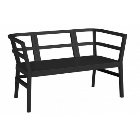 Sillón sofá fibra vidrio negro con PP