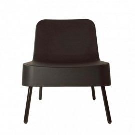 Sillón individual polietileno negro
