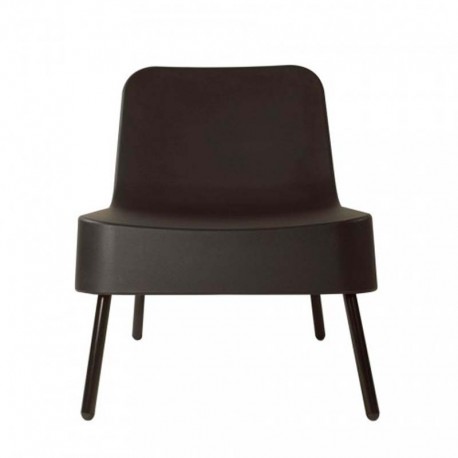 Sillón individual polietileno negro
