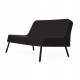 Sillón sofá polietileno negro