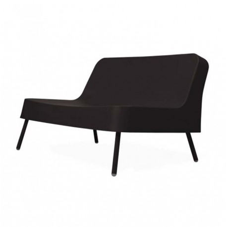 Sillón sofá polietileno negro