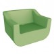 Sillón individual polietileno verde
