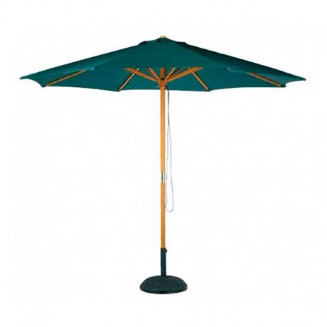 Parasol madera redondo 3 m
