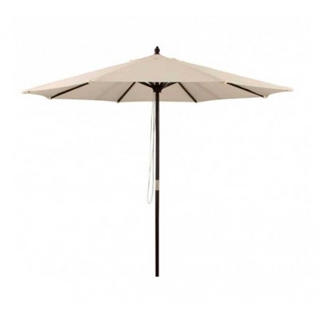 Parasol madera redondo 2,75 m