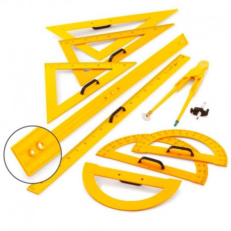 Conjunto magnético reglas amarillas