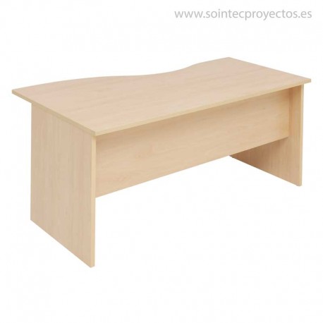 Mesa melamina eco borde curvo