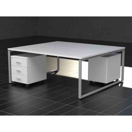 Mesa kubica doble cuadrada