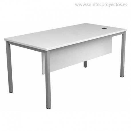 Mesa modular panel y pasacable