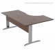 Mesa top compacta ángulo curvo