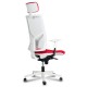 Silla operativa zoe base blanca