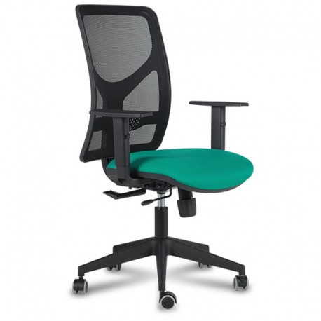 Silla operativa cami respaldo en malla negro