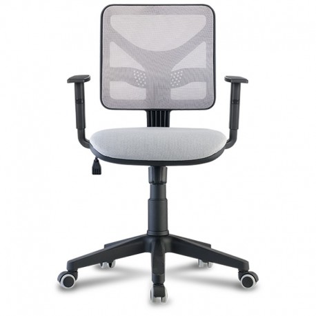 Silla operativa cami respaldo en malla blanco