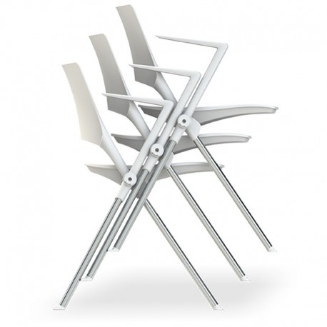 Silla de colectividad mavis con brazos