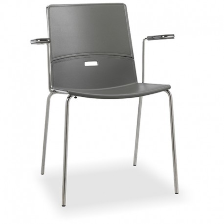 Silla de colectividad lida con brazos