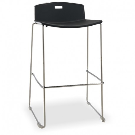 Silla taburete lida tipo patín