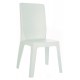 Silla blanca polipropileno kurt