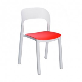 Silla apilable ona 2 colores