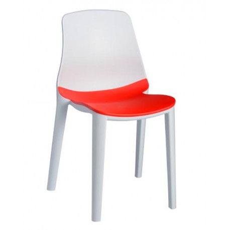 Silla apilable liza 2 colores