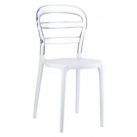 Silla diseño apilable frappe 2 colores