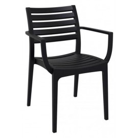 Silla apilable alma con brazos