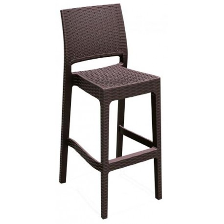 Taburete ratan indiana